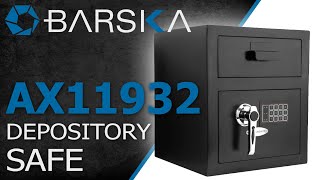 BARSKA® Secure Deposit Safe with Digital Keypad AX11930 [upl. by Vinni440]