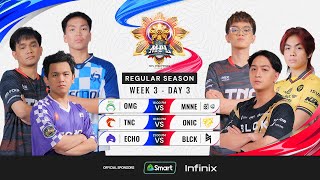 🔴REBROADCAST  MPL PH S13  ENGLISHWeek3 Day 3 [upl. by Einra796]