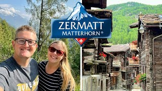 Sightseeing In Switzerland BEAUTIFUL Zermatt Village amp The Matterhorn [upl. by Eliathas]