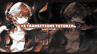 3 transitions tutorial ALIGHT MOTION 31 [upl. by Duster]