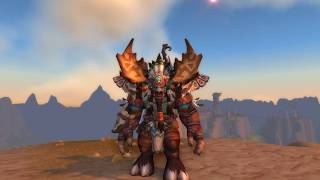 Highmountain Tauren heritage armor in game preview [upl. by Eetsim583]