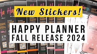 Fall 2024 Happy Planner Release NEW Sticker Book Flip Throughs 🍂 [upl. by Ynnol486]