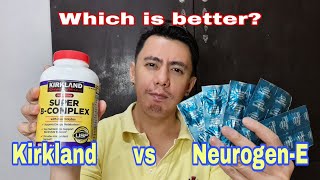 NEUROGENE VS KIRKLAND SIGNATURE SUPER B COMPLEX VIT C  WHICH VITAMIN B IS BETTER HONEST REVIEW [upl. by Marjie]