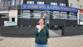 Blackpool Sapphire Hotel Tour Family Vlog places to stay [upl. by Wenz]