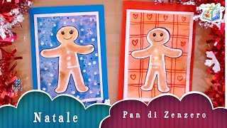 Tutorial di Natale biglietti Pan di Zenzero Arte immagine scuola primaria [upl. by Ardnekahs]