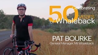 Celebrating 50 years of Whaleback General Manager Whaleback Pat Bourke [upl. by Armalla]