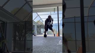 A few Kettle Bell moves check em out godfirst jesuslovesyou fitness [upl. by Marcel]