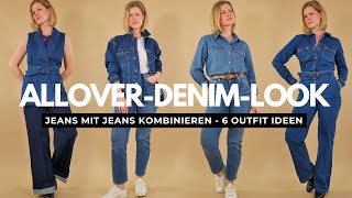 Ikonisch Jeans mit Jeans kombinieren  Das einfachste Styling EVER [upl. by Jedidiah948]