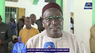 🔴Levée du Corps Oustaz Cheikh Tidiane MBAYE  Les Témoignages [upl. by Hiro]