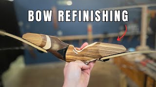 How To Refinishing A Traditional Bow [upl. by Ray724]