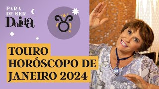 TOURO  JANEIRO de 2024 MÁRCIA FERNANDES faz PREVISÕES para o SIGNO [upl. by Osmo]