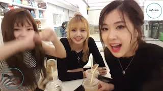 Jennie Lisa and Rosé ft Kuma amp Kai Vlive  Blackpink Content  Eng Sub [upl. by Amo474]