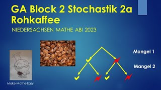 GA Niedersachsen Mathe Abi 2023 Stochastik Block 2a Rohkaffee [upl. by River]