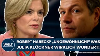 DEUTSCHLAND Verhalten von Robert Habeck quotUngewöhnlichquot Was Julia Klöckner wirklich wundert [upl. by Roy]