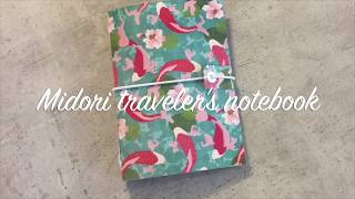 Tutorial Agenda Midori Traveler’s Notebook plastificata senza plastificatrice [upl. by Rebeka]