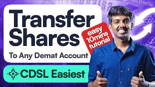 Transfer Shares to any Account in Just 10 Minutes  Demat to Demat Stock Transfer with CDSL [upl. by Eniamurt]