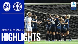 NAPOLI 03 INTER WOMEN  INTER WOMEN HIGHLIGHTS  2122 Serie A Femminile 🙌🏻⚫🔵 [upl. by Oaks]