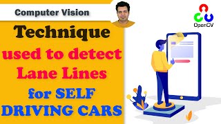 Lane Detection for Self Driving cars using Hough Lines  Hough Lines and Probabilistic Hough Lines [upl. by Aoh739]