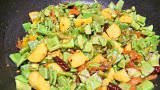 Sem Aalo ki recipe l Aalo sem ki sabzi l sem ki phali Aalo recipeshabykhankitchen [upl. by Hnim919]