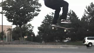 Skateology Fakie bs heelflip 1000 fps slow motion [upl. by Renraw]