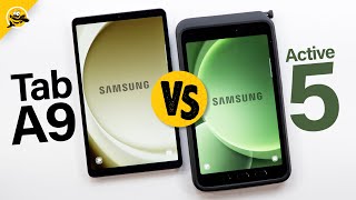 BEST SMALL SAMSUNG TABLET  Galaxy Tab A9 vs Tab Active5 [upl. by Youngman585]