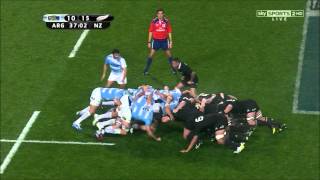 Pumas scrum dominates New Zealand [upl. by Enelrac]