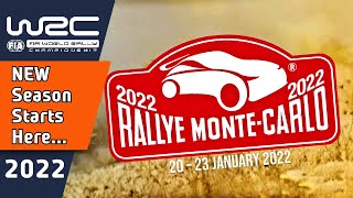 FIA World Rally Championship 2022 season starts at Rallye MonteCarlo 2022 [upl. by Yirinec]