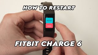 Fitbit Charge 6 How to Restart amp Restore [upl. by Fraya225]