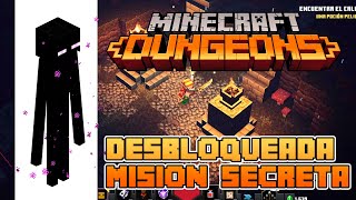 ¡DESBLOQUEAMOS MISIÓN SECRETA  CIÉNAGA HUMEDA  MINECRAFT DUNGEONS [upl. by Atinaej862]