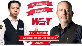 Mark Williams Wins 2024 Champion of Champions – A Historic Triumph in Snooker [upl. by Annyahs]