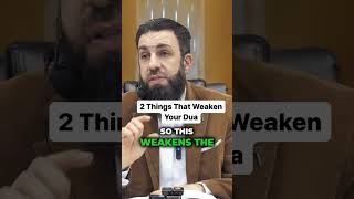 Things that weaken your dua shorts [upl. by Rettig]