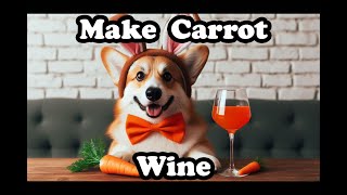 Recipe Make Carrot Wine [upl. by Ecinej]