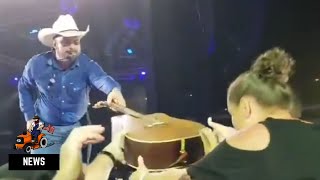 Garth Brooks Fan Gives Pick Back After 30 Years GARTH GIVES HER HIS GUITAR IN RETURN [upl. by Stephen]