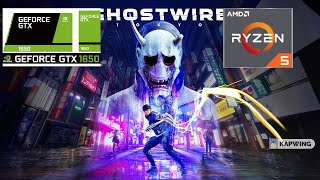 Ghostwire Tokyo GTX 1650 Ryzen 5 3550H Asus Tuf Fx505dt [upl. by Bahe]