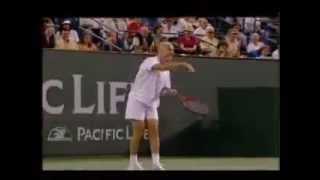 Agassi and Federer funny moments [upl. by Llien711]