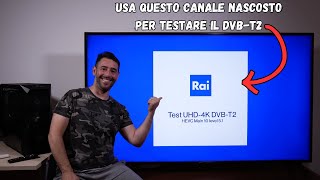 La tua TV è pronta per il DVBT2 Scoprilo subito con questo Canale SEGRETO [upl. by Hendon]