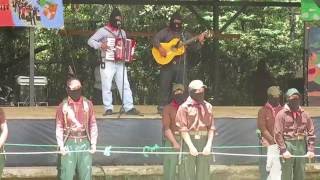 Corrido Zapatista El Gavilán y José en el CompArte [upl. by Dnomder]