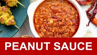 Peanut sauce  How to prepare from scratch with 3 simple steps [upl. by Mather]