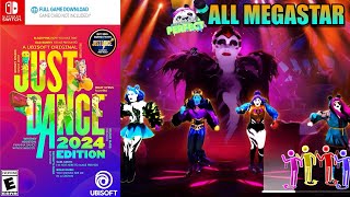 Just Dance 2024 All Megastar 100 Switch Longplay [upl. by Einittirb959]