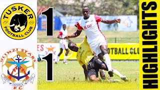 Tusker FC 11 Ulinzi Stars Highlights [upl. by Norraa]