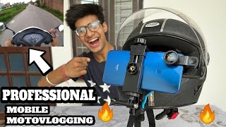 Best Mobile Moto Vlogging Setup🔥  Cheap amp Best Products [upl. by Ycal604]