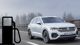 Volkswagen Touareg 30 V6 TDI 210 kW fuel consumption economy city highway autobahn  1001cars [upl. by Arelc]