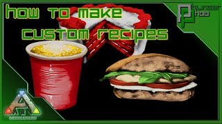 Ark Basics  Custom Recipes  Crafting Skill  EVERYTHING YOU NEED TO KNOW [upl. by Ralli]