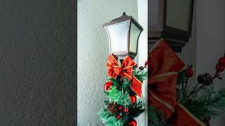 Xmas Lamppost christmas christmadecor tistheseason happyholidays christmasdecorations [upl. by Yanaton100]