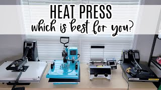 Which Heat Press is Right For You Pros Cons and Specs Of Popular Presses [upl. by Hazelton]