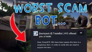 These Fake BackpackTF Scam Bots Are Hilariously Bad Funny Trades amp Scam Attempts [upl. by Lemej]