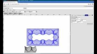 Vector frame with Torapp guilloche designer [upl. by Jansen]