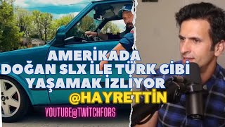 AMERİKALI AYNASIZ AMERİKADA DOĞAN SLX İLE TÜRK GİBİ YAŞAMAK İZLİYOR hayrettin [upl. by Ydniw]