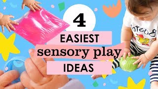 4 Easiest Sensory Play Ideas For SmallSpace Parenting [upl. by Attenaz]