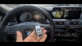 경북 경산시 BMW 528i 2012년 스마트키 현장방문제작등록 대구차키복사 빈핀 01043300606 [upl. by Xanthe]